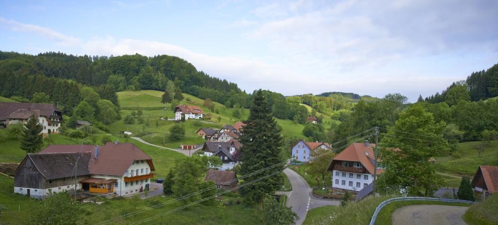 Ortsmitte des Stadtteils Katzenmoos