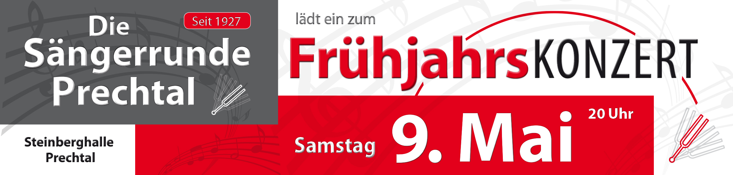 Einladung zum Frühjahrskonzert der Sängerrunde Prechtal am 09. Mai 2026 Einladung zum Frühjahrskonzert der Sängerrunde Prechtal am 09. Mai 2026
