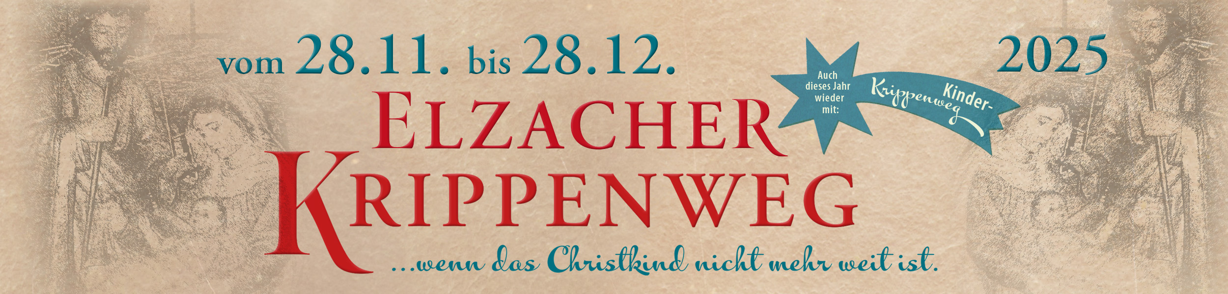 Elzacher Krippenweg 28.11. bis 28.12.2025 Elzacher Krippenweg 28.11. bis 28.12.2025