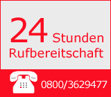 Störungdienst Strom: 24 Stunden Rufbereitschaft unter 08003629477