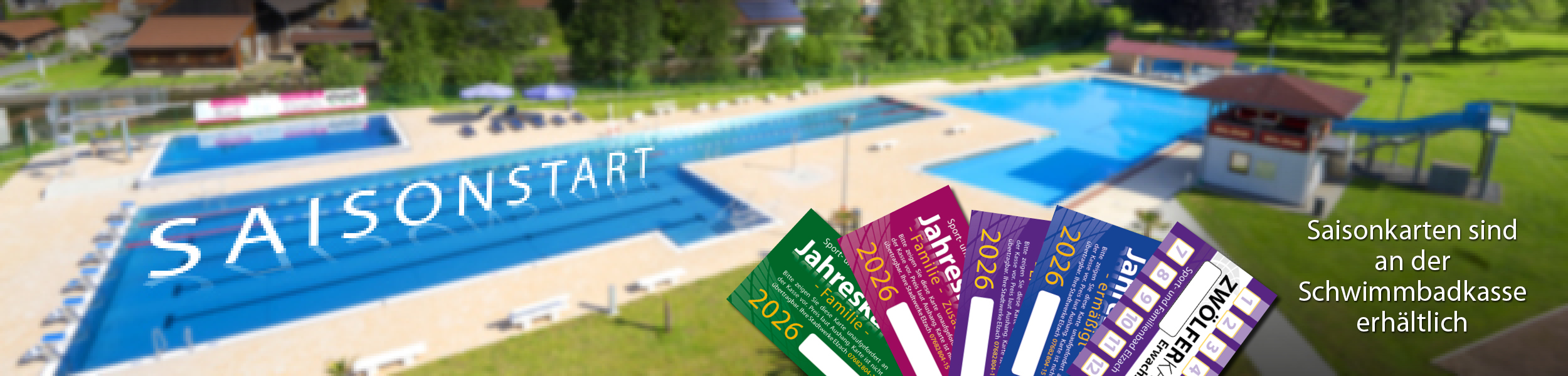 Schwimmbad Elzach - Kartenvorverkauf und Saisonstart Schwimmbad Elzach - Kartenvorverkauf und Saisonstart